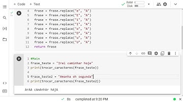 Programação Python – Trocar Vogais em uma String