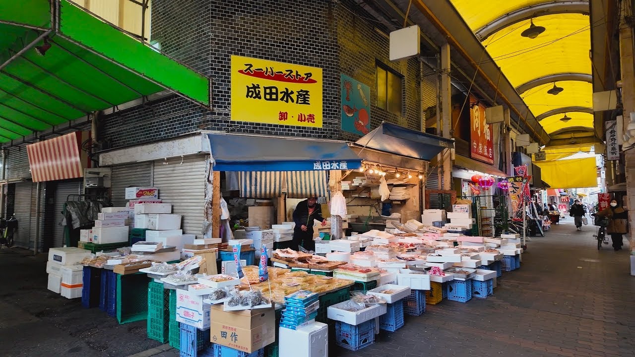 駒川商店街と周辺を散歩【4K大阪街歩き】Japan Osaka 4K walking