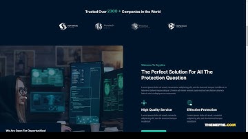 Cryptiva  Cyber Security Services Elementor Template Kit 15 cyber security Easy Create Website