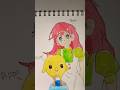 drawing of riruru and pippo#riruru and pippo#drawing#art#shorts