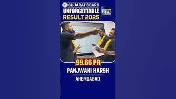 Std 12 Vidyakul Topper Panjwani Harsh 99.66 PR #vidyakul #topper #result #gseb #shorts