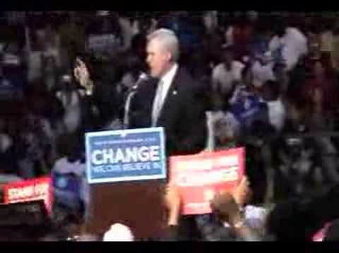 Governor Ray Mabus Speaks At Barack Obama Rally In Jackson