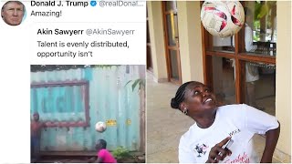 Ronald wa Tanzania aliyesifiwa na Rais Trump afunguka "Mpira hauna dawa ni kipaji"