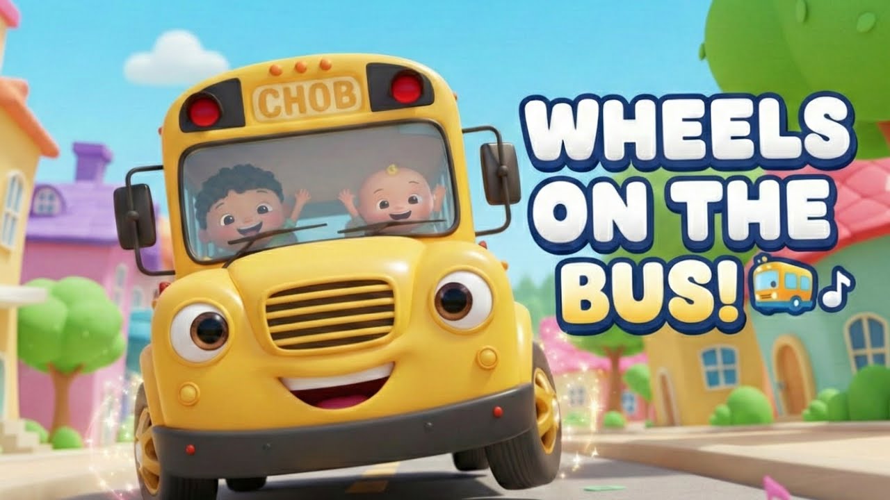 Happy Bus Ride Song 🚌🎶 | Fun Wheels on the Bus Story for Kids 