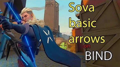 Sova  basic arrow spots on Bind  Valorant