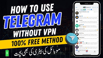 Use Telegram Without VPN | 100% Free Method (No App Needed!) #zohaibtech