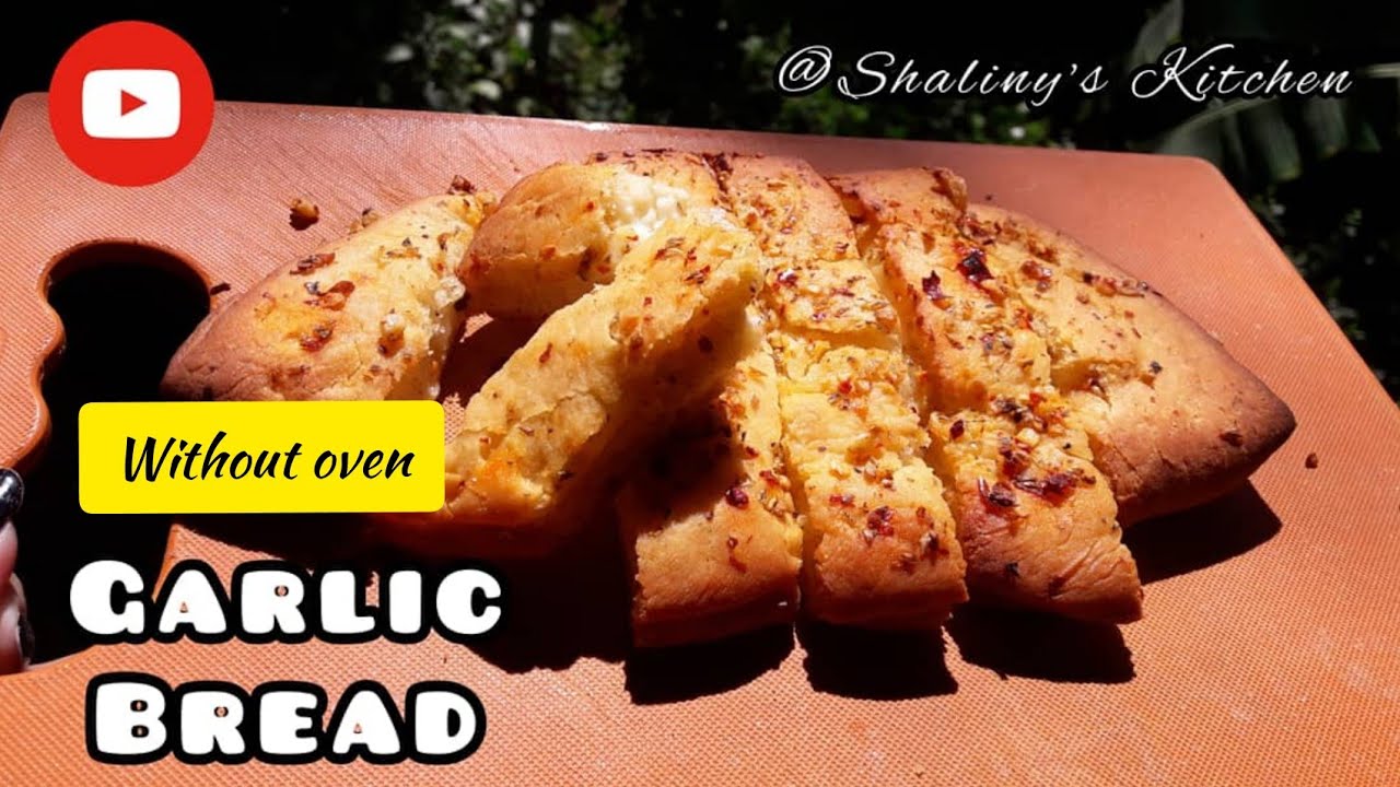 Cheese stuffed garlic beard | garlic bread recipe | how to make garlic ...