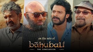 Baahubali 2 | On The Sets | SS Rajamouli, Prabhas, Sathyaraj, Sabu Cyril