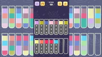 Water Sort Quest Level 161 || Puzzle game #video