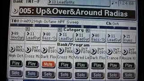 Sounds KORG M3 + Exb Radias Combinations Part 1