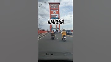 Jembatan AMPERA Palembang #adventure #viralvideo #shorts #mudik