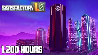 Almost Done! Cyberpunk City In Progress Tour | Satisfactory 1.2