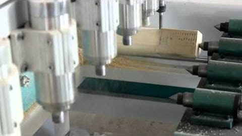 4 axis Japan Yaskawa servo motor cnc router engraving machine