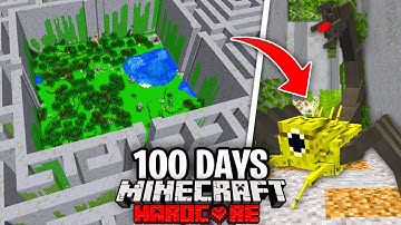 I Survived 100 Days as a MAZE RUNNER in Hardcore Minecraft... Here
