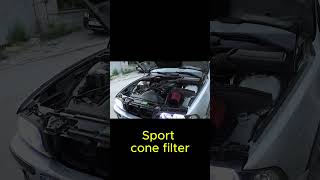 Panel vs Sport cone filter #automobile #e39 #bmw #fyp #viral #revlimiter