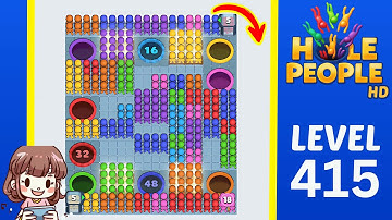 Hole People Level 415 Solution Walkthrough
