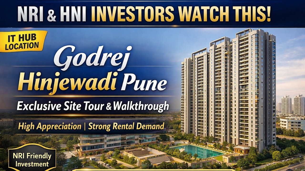 full site tour & sample flat walkthrough of premium Godrej flats in Hinjewadi Pune #punerealestate  