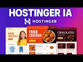 Como crear una TIENDA ONLINE con INTELIGENCIA ARTIFICIAL HOSTINGER
