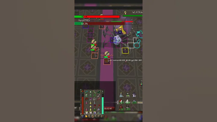 PERFECT High Lvl Verzik P3 Tanking!  #osrs #runescape #oldschoolrunescape #rs #osrsmobile #osrsmemes