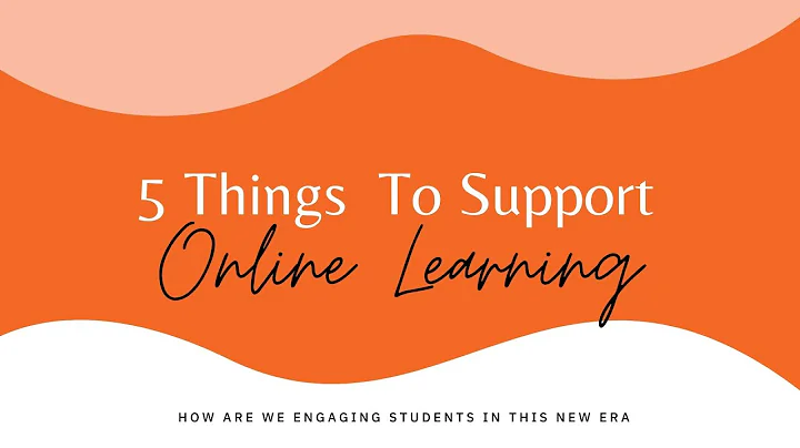 5 Things Webinar to Support Online Learning