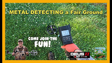 LIVE DIG👍😃 METAL DETECTING a Fair Ground with XP Deus 2