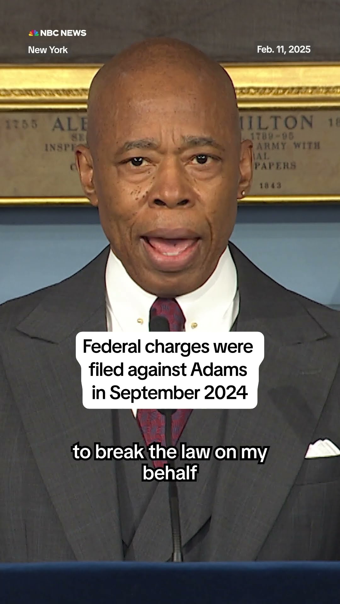 NYC Mayor Eric Adams maintains his innocence