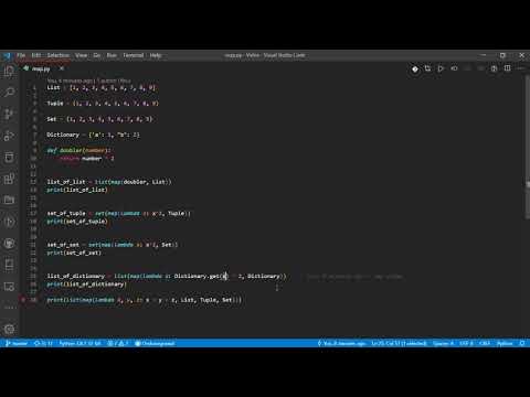 Map function in Python - YouTube