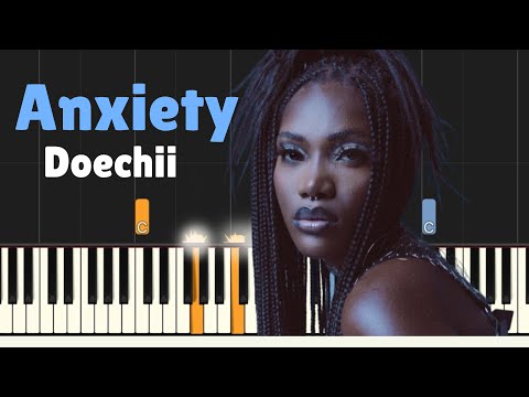Anxiety (Piano Tutorial Academy - Dr. Doron Kima - Easy Piano Arrangement) - Doechii