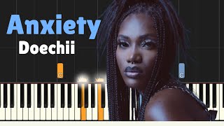 Anxiety (Piano Tutorial Academy - Dr. Doron Kima - Easy Piano Arrangement) - Doechii