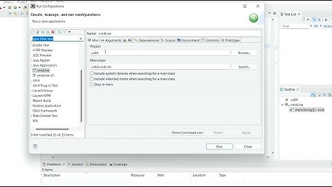 Command line arguments in java using eclipse