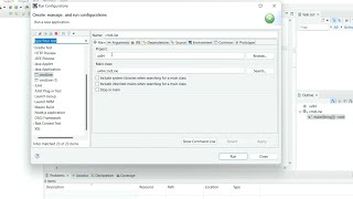 Command line arguments in java using eclipse