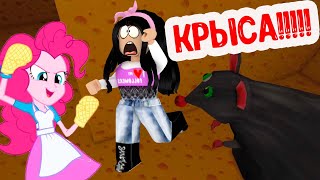 картинка: ОГРОМНАЯ КРЫСА И ПИНКИ ПАЙ В РОБЛОКСЕ Cheese Escape