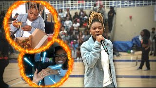I HOSTED TSU CELEBRITY BASKETBALL GAME! I DIDNT KNOW I WAS THIS FAMOUS | Slim & Husky's Food review