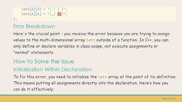 Resolving the Error: "[variable] does not name a type" in C+ +  for std::string Arrays
