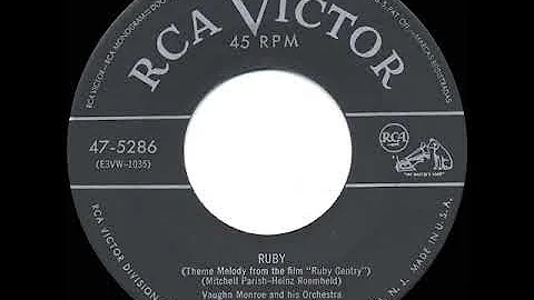 1953 Vaughn Monroe - Ruby (vocal by Vaughn Monroe)