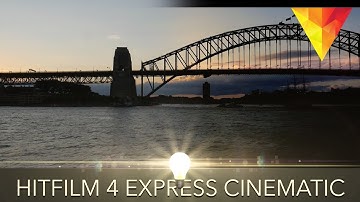 How to create Cinematic Video in Hitfilm 4 Express