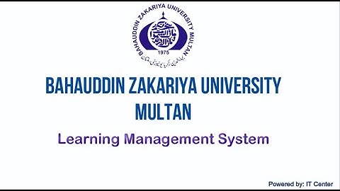 03. Focal Person Session Addition |Learning Management System BZU Multan
