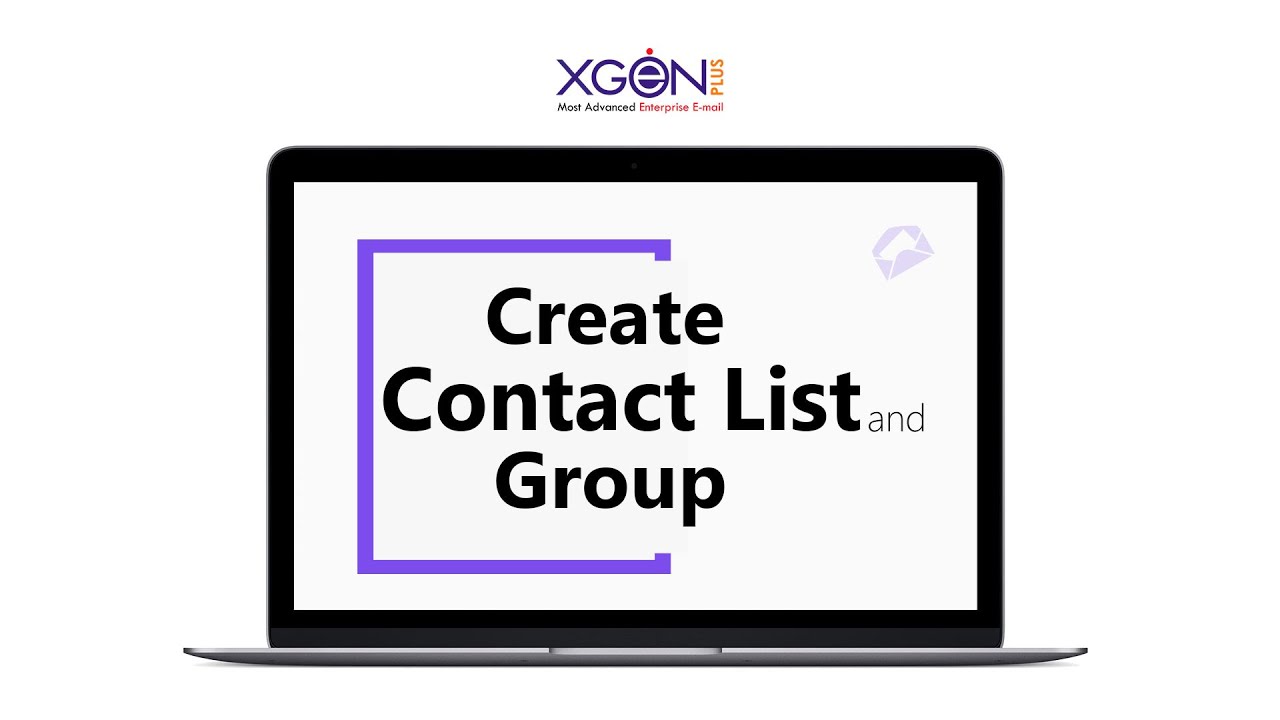 How to manage contact list and groups in XgenPlus Mail Server