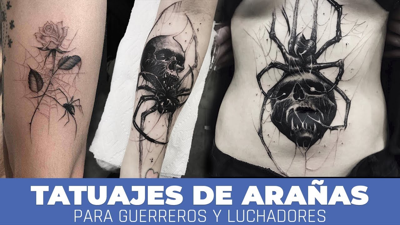 Tatuajes De Arañas Para Personas Luchadoras Guerreras Pero Adicional