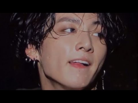 Jungkook with long hair - YouTube