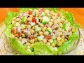 ENSALADA DE GARBANZOS CON ATUN | FRESCA Y NUTRITIVA | Sazón y Corazón