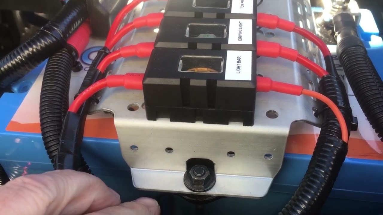BEST BATTERY BRACKET for ACCESSORIE fuses etc YouTube