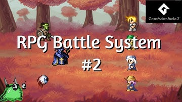 GameMaker Studio 2: Battle System (Multiple Heroes/Monsters) Part 2