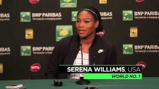 Serena Williams Returns: Back at the BNP Paribas Open