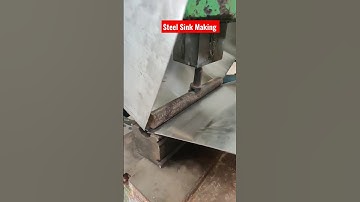 Stainless Steel Sink Making | Sink Folding Machine | Commercial Kitchen Equipment | Steel Factory