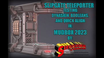 Slipgate Teleporter Using Mudkit for Mudbox2023