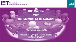 ICE Mumbai Genesis #45 Colours of Hydrogen   How it impacts sustaimable future