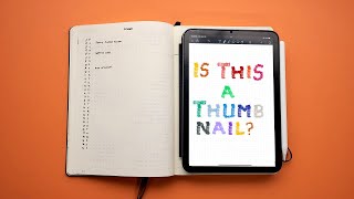 Using the iPad Mini as my Bullet Journal (2022)