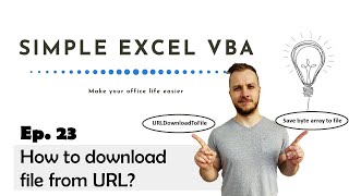 How to download file from URL? - Simple Excel VBA