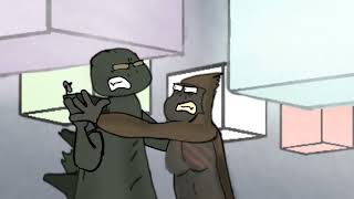 Godzilla vs monkey Part 1 to 8